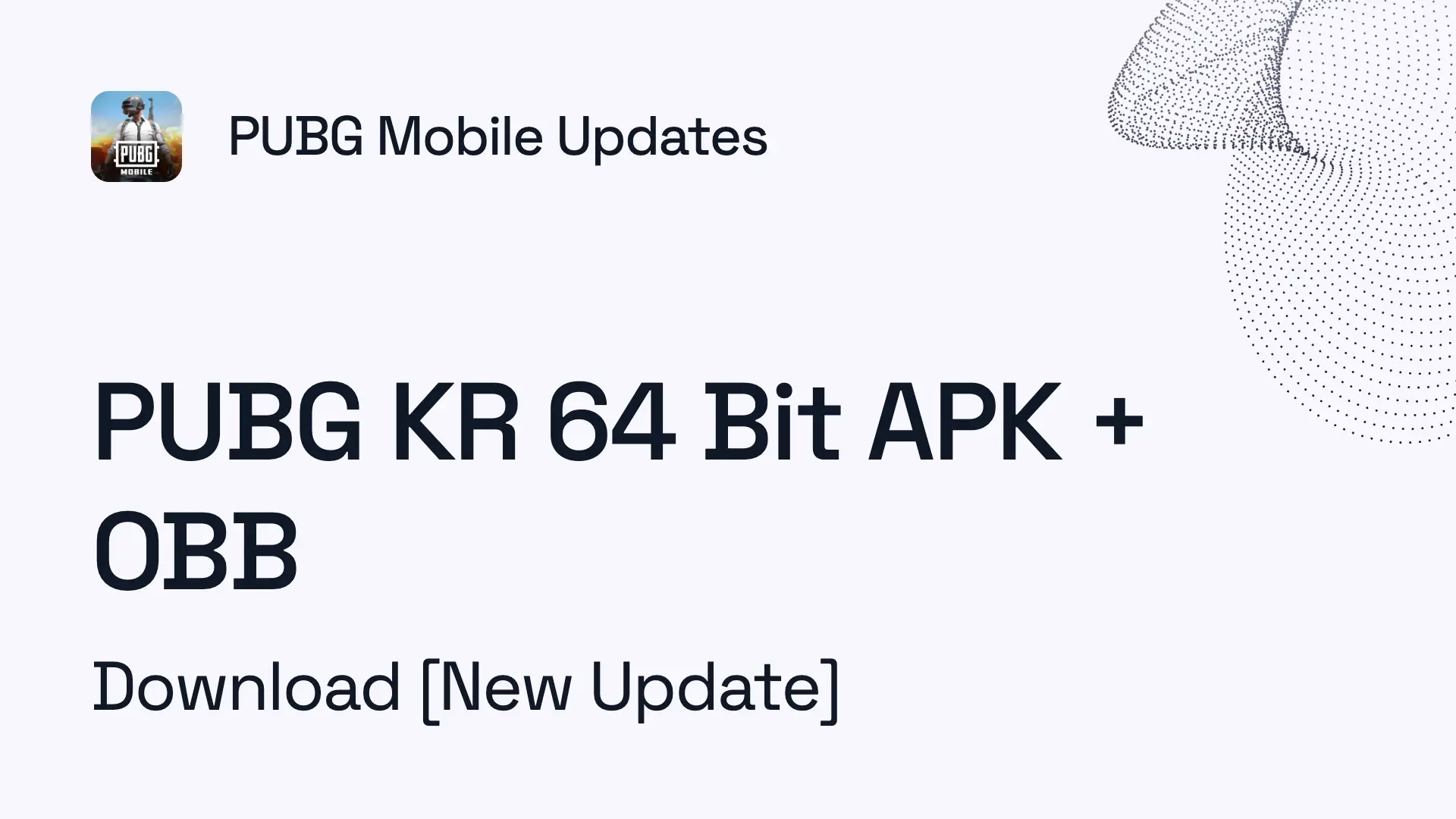 PUBG KR 64 Bit APK + OBB